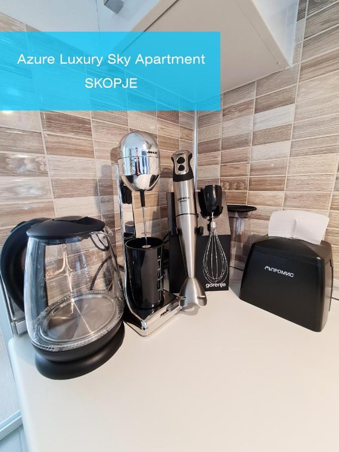 Azure Luxury Sky Apartment สโกเปีย ภายนอก รูปภาพ