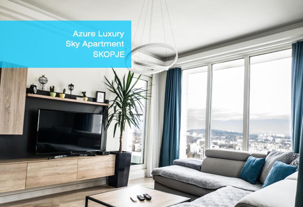 Azure Luxury Sky Apartment สโกเปีย ภายนอก รูปภาพ
