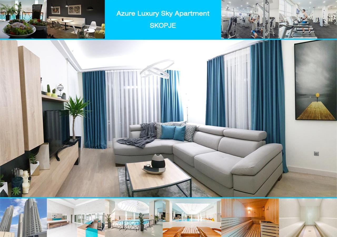 Azure Luxury Sky Apartment สโกเปีย ภายนอก รูปภาพ